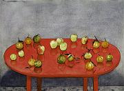 Fruit And Table  1978 22x30
